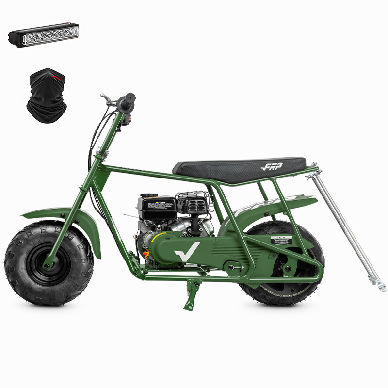 FRP GMB100U Gas Mini Bike rear view | frpmoto mini bike kids dirt bike gas powered