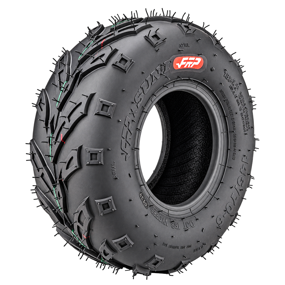 FRP x SunF V-Tread Tire for ATV, Go-Kart & Mini Bike - Heavy Duty Off-Road Replacement