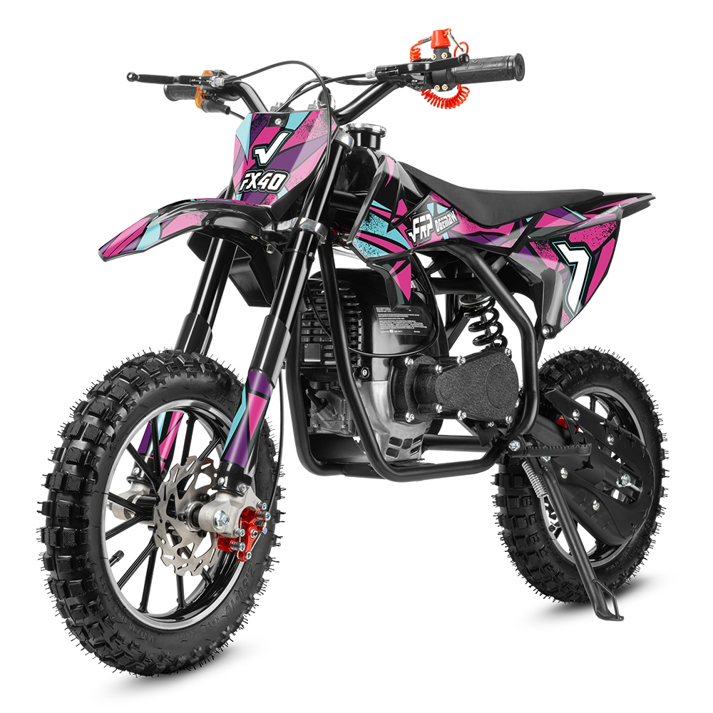 FRP Moto FX40 Ogemaw 40cc Dirt Bike for Kids & Teens — Full Suspension