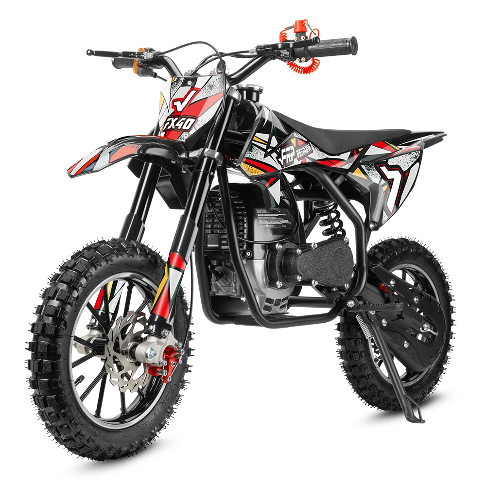 FRP Moto FX40 Ogemaw 40cc Dirt Bike for Kids & Teens — Full Suspension
