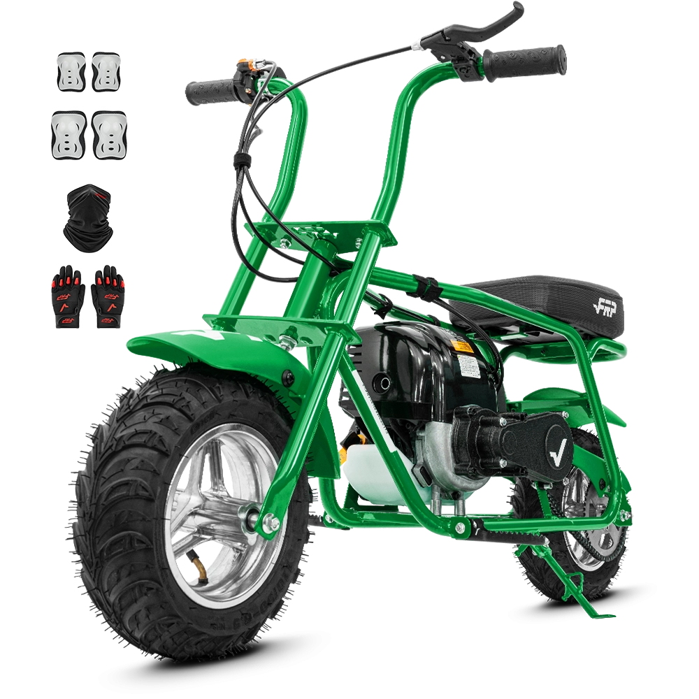 FRP Moto MB40 40cc Gas Mini Bike for Kids Ages 6+ rear view | frpmoto mini bike kids dirt bike gas powered