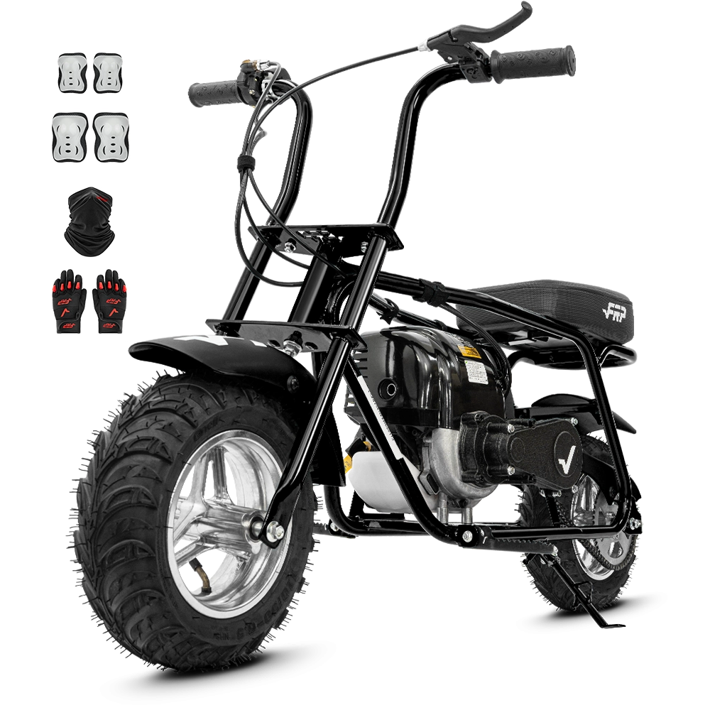 FRP Moto MB40 40cc Gas Mini Bike for Kids Ages 6+ detail view | frp frpmoto mini bike dirt bike