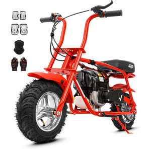 FRP Moto MB40 40cc Gas Mini Bike for Kids Ages 6+ side view | frp dirt bike mini bike off road