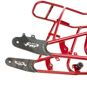 FRP Mini Bike Stretch Extension Tabs rear view | frpmoto mini bike kids dirt bike gas powered