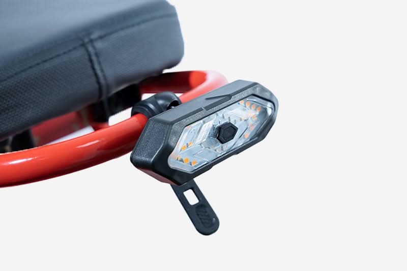 Smart Bike Taillight with Turn Signals front view | frpmoto dirt bike parts replacement