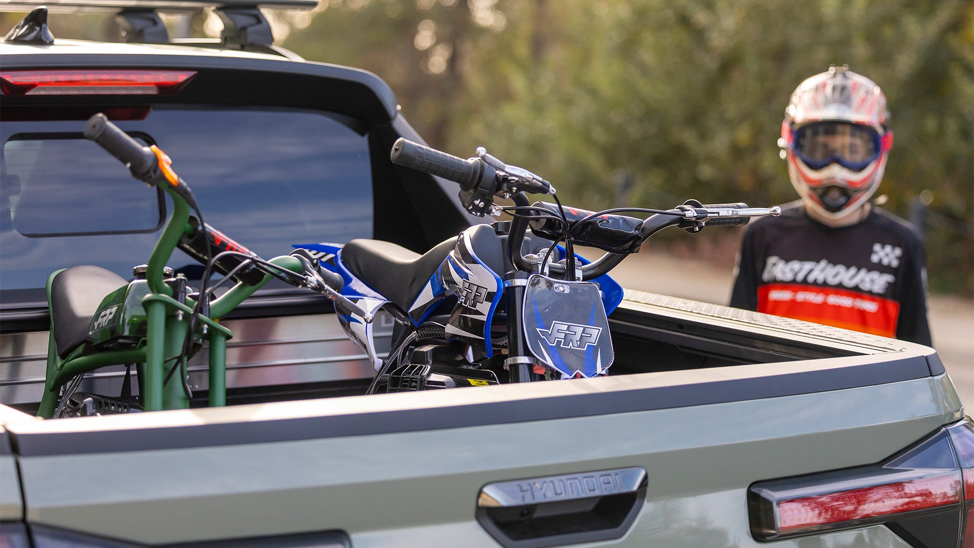 Shipping a mini bike by truck.