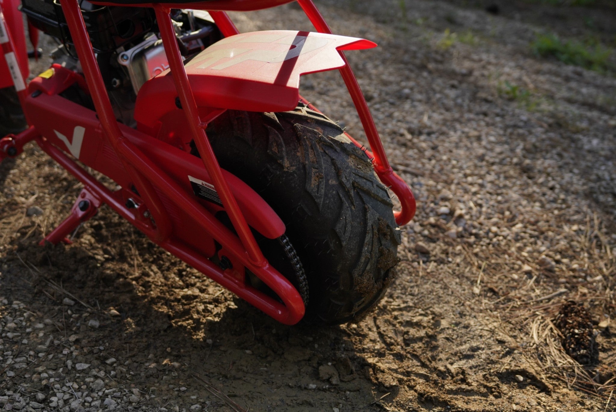 The GMB100's off-road rear tire