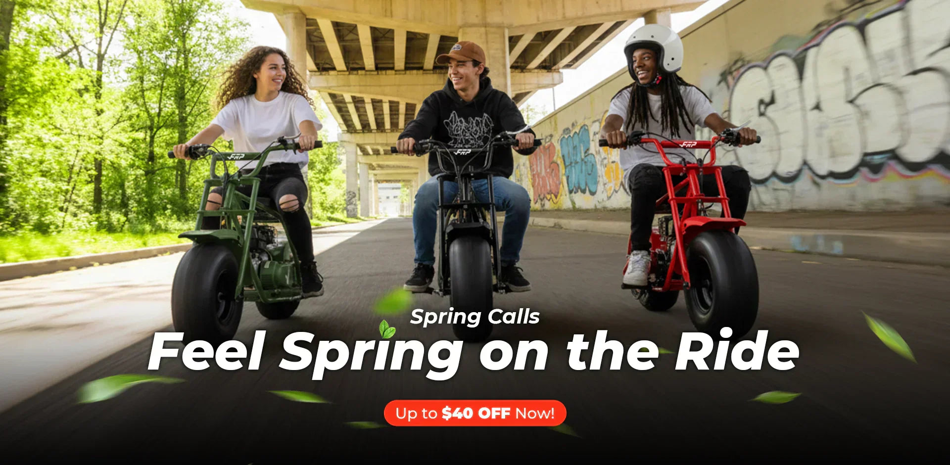 Feel Spring on the Ride — FRP Mini Bikes, Family Trails, and Stackable March Savings