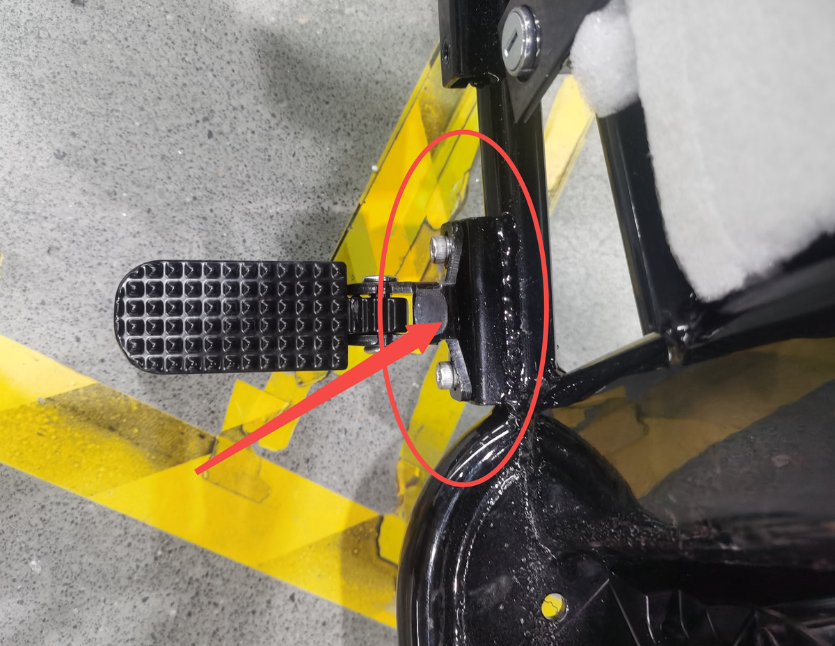 FRP M3 electric mini bike factory QC image for real-bike build quality article