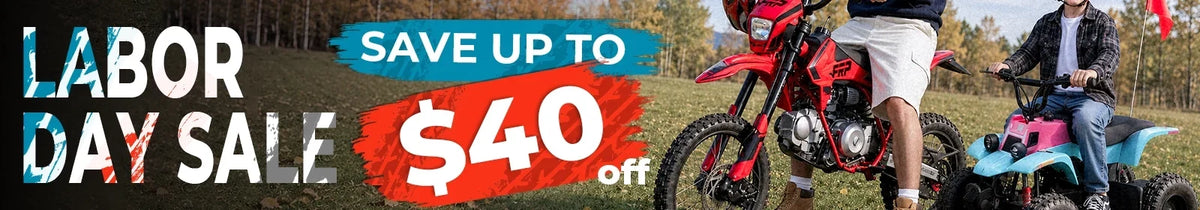 FRP Moto deals on gas mini bikes and dirt bikes
