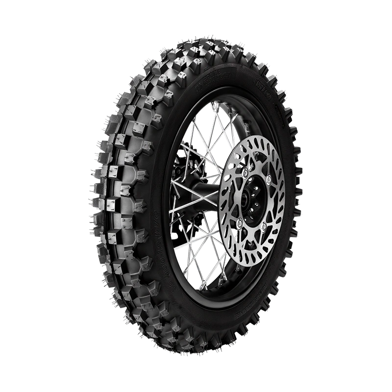 FRP x ParkerPro Dirt Bike Rear Tire Assembly close up | frpmoto dirty bike mini dirt bike kids
