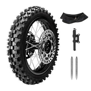 FRP x ParkerPro Dirt Bike Rear Tire Assembly detail view | frp frpmoto mini bike dirt bike
