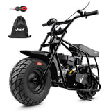 FRP GMB100 Cruise Series 99cc Gas Mini Bike for Adults & Teens, Street Tires for a Smooth Road Ride, 28 MPH 4-Stroke, Holds 220 lb