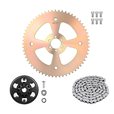 420 Chain, Clutch & Sprocket Kit | frp frpmoto mini bike parts