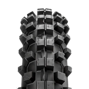 FRP x ParkerPro Dirt Bike Rear Tire Assembly rear view | frpmoto mini bike kids dirt bike gas powered