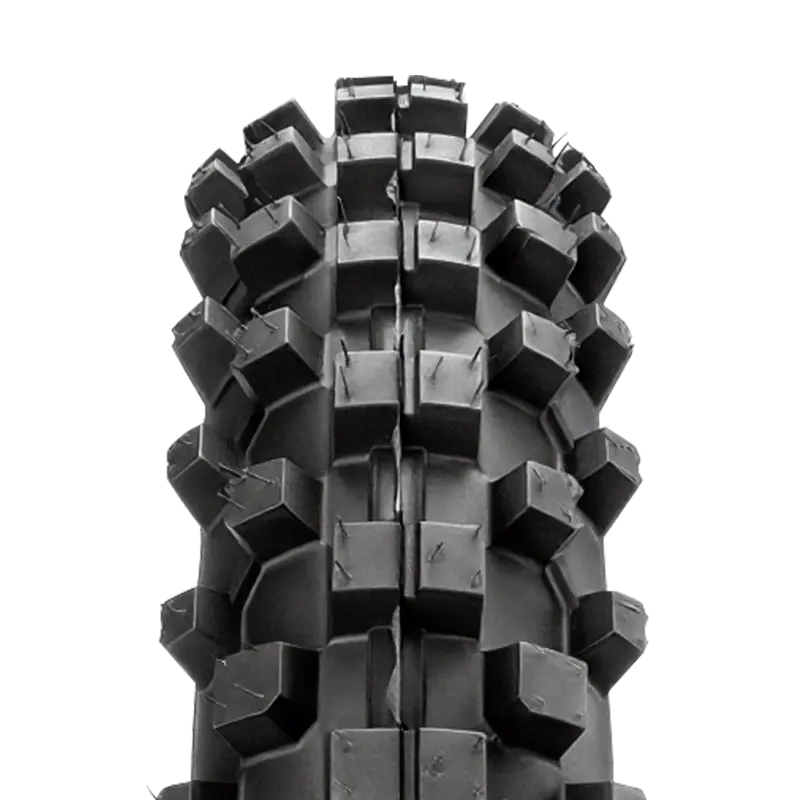FRP x ParkerPro Dirt Bike Rear Tire Assembly rear view | frpmoto mini bike kids dirt bike gas powered
