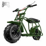 FRP GMB100 Mini Bike Rolling Frame Kit, Universal Engine Mount Plate, Hydraulic Disc Brake, Tires & Wheels, Front Fork, Seat & Handlebars, 220 lb Capacity, Engine Not Included
