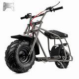 FRP GMB100 Mini Bike Rolling Frame Kit, Universal Engine Mount Plate, Hydraulic Disc Brake, Tires & Wheels, Front Fork, Seat & Handlebars, 220 lb Capacity, Engine Not Included