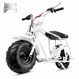 FRP GMB100 Mini Bike Rolling Frame Kit, Universal Engine Mount Plate, Hydraulic Disc Brake, Tires & Wheels, Front Fork, Seat & Handlebars, 220 lb Capacity, Engine Not Included