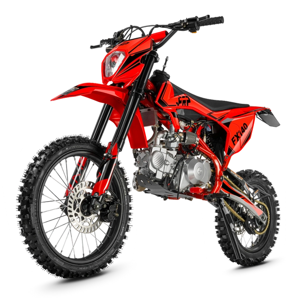 140cc Dirt Bike for Teens & Adults — FRP Moto FX140, Oil-Cooled 4-Speed Manual