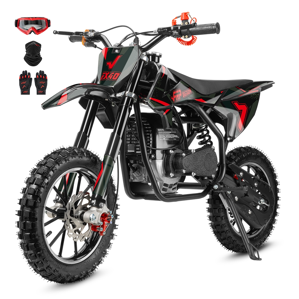 FRP Moto FX40 Ogemaw 40cc Dirt Bike for Kids & Teens — Full Suspension