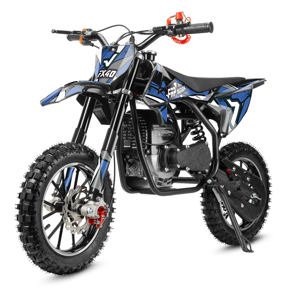 FRP Moto FX40 Ogemaw 40cc Dirt Bike for Kids & Teens — Full Suspension