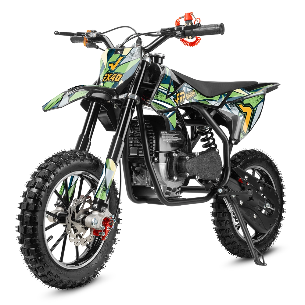 FRP Moto FX40 Ogemaw 40cc Dirt Bike for Kids & Teens — Full Suspension