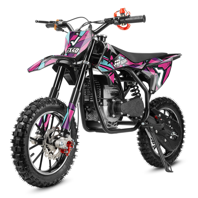 FX40 gas dirt bike in pink, Basic