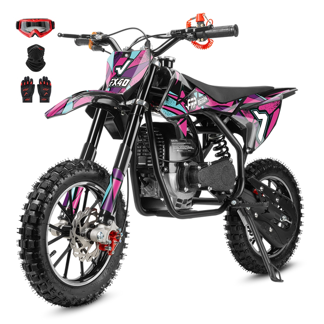 FX40 gas dirt bike in pink, Max