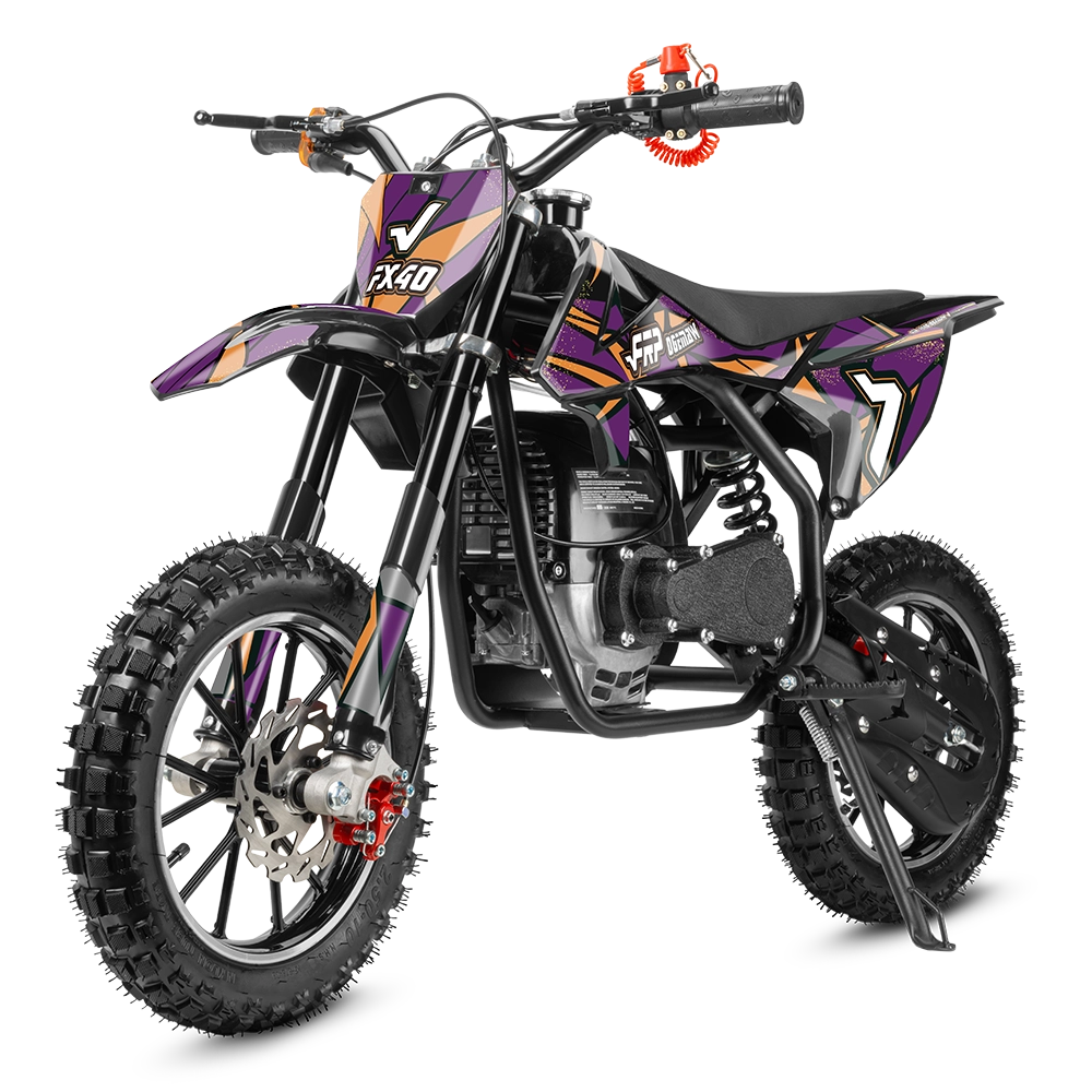 FRP Moto FX40 Ogemaw 40cc Dirt Bike for Kids & Teens — Full Suspension