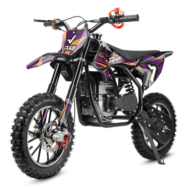 FX40 gas dirt bike in purple, Basic