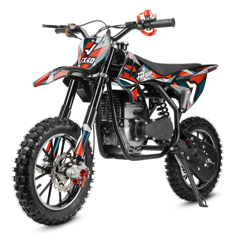 FRP Moto FX40 Ogemaw 40cc Dirt Bike for Kids & Teens — Full Suspension