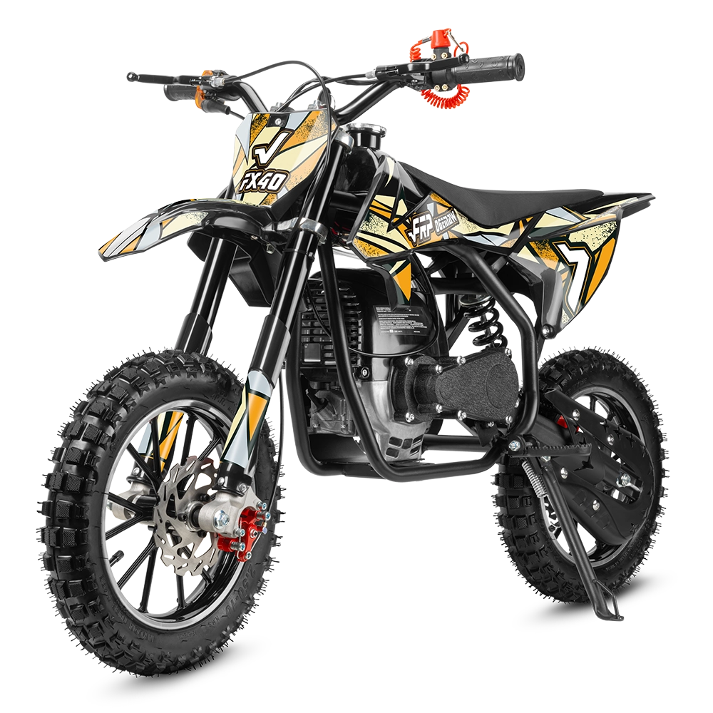 FRP Moto FX40 Ogemaw 40cc Dirt Bike for Kids & Teens — Full Suspension