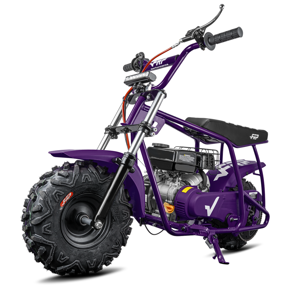 FRP Moto GMB100P 99cc Off-Road Gas Mini Bike with Suspension & Hydraulic Brakes