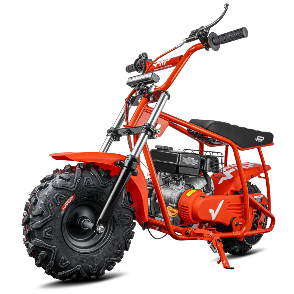 FRP Moto GMB100P 99cc Off-Road Gas Mini Bike with Suspension & Hydraulic Brakes