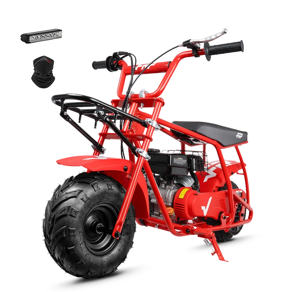 coleman 200cc mini bike amazon FRP GMB100 Mini Dirt Bike, 99CC 4-Stroke Gas Powered Mini Bike for Kids & Adults, Off-Road Trail Up to 28 MPH, 220 LBS Load Tested Max Red