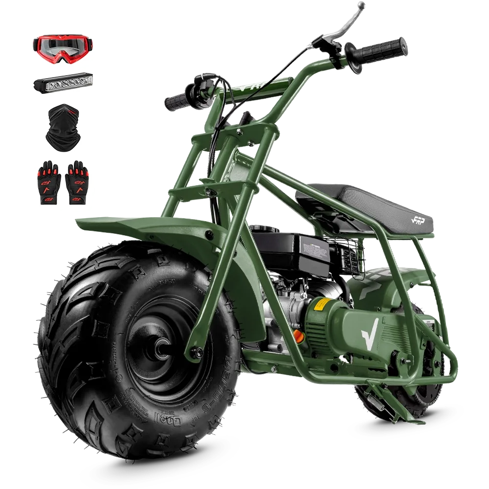 FRP Gas Powered 99CC 4-stroke Mini Bike GMB100 – FRP Official Site