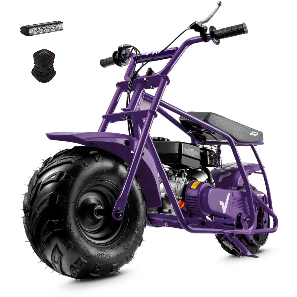 FRP Gas Powered 99CC 4-stroke Mini Bike GMB100 – FRP Official Site