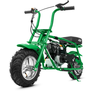 FRP Moto MB40 40cc Gas Mini Bike for Kids Ages 6+ close up | frpmoto dirty bike mini dirt bike kids