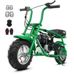 FRP Moto MB40 40cc Gas Mini Bike for Kids Ages 6+ rear view | frpmoto mini bike kids dirt bike gas powered