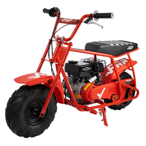 FRP Mini Bike Ribbed Gripper Seat side view | frp dirt bike mini bike off road