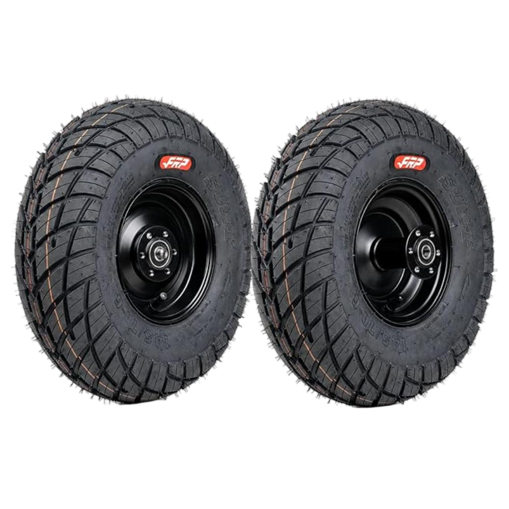 FRP x SunF Street Tire Assembly side view | frp mini bike spare parts accessories