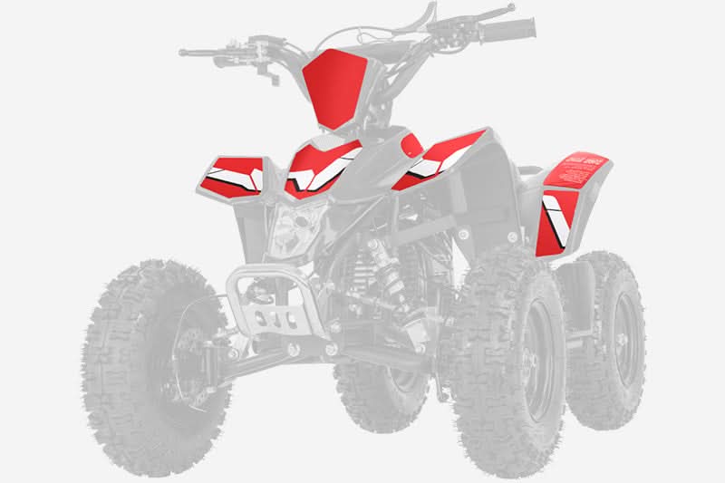 Sahara 40 Kids ATV Drive Parts | 420 Chain Sprocket Axle - FRP