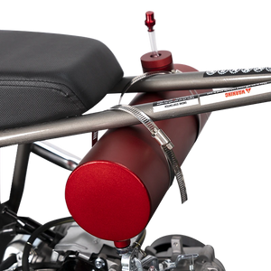 FRP x ParkerPro Mini Bike Gas Tank top view | frpmoto mini bike kids dirt bike gas powered