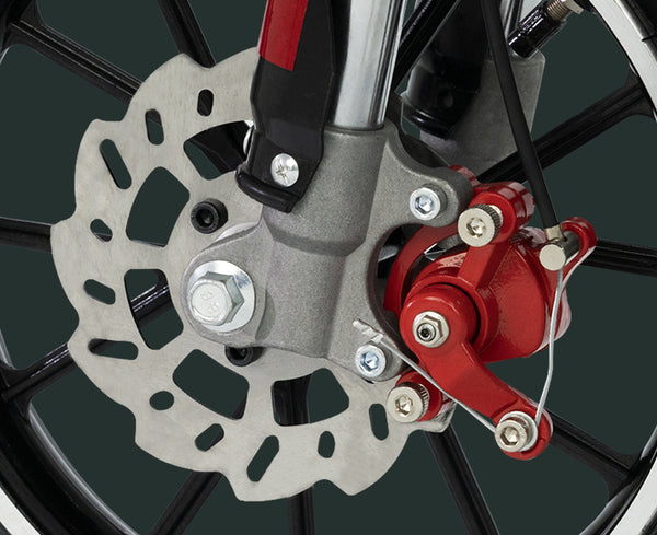 Dual Disc Brakes - Enhanced Control