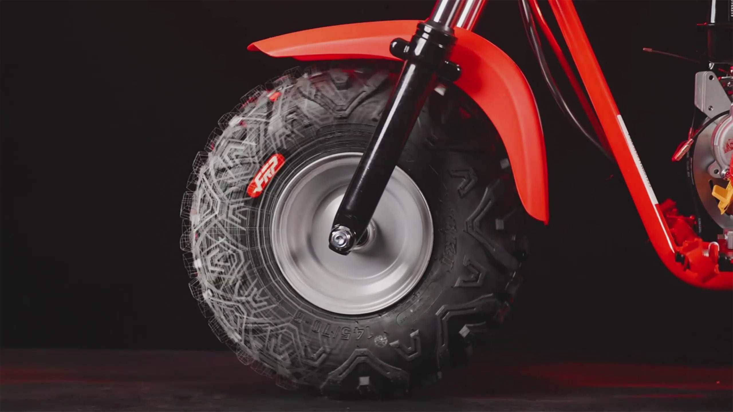 99cc Gas Mini Bike, Front Suspension